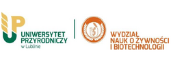 Logo Uniwersytet przyrodniczy i wydziału nauk o żywności i biotechnologii